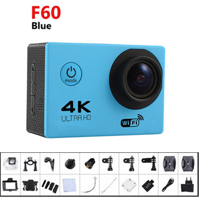 Newest Original GOLDFOX SJ 4000 4K Action Camera Full HD 4K WIFI 2.0" Screen Mini Helmet Go Waterproof pro Sports DV Camera 16MP