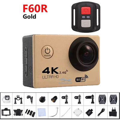 Newest Original GOLDFOX SJ 4000 4K Action Camera Full HD 4K WIFI 2.0" Screen Mini Helmet Go Waterproof pro Sports DV Camera 16MP