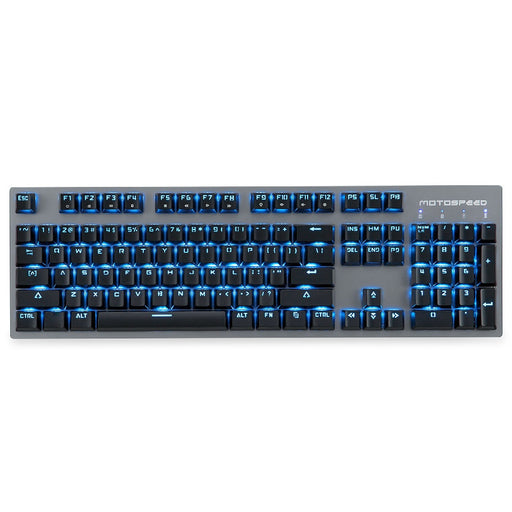 Original Motospeed GK89 Wireless Mechanical Keyboard with Backlight 2.4GHz USB Computer Gaming Keyboard 104 Keys PK CK104