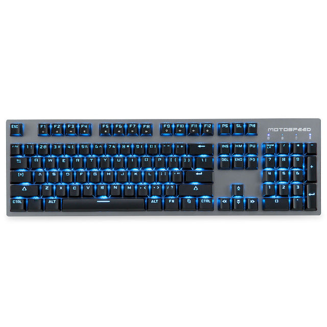Original Motospeed GK89 Wireless Mechanical Keyboard with Backlight 2.4GHz USB Computer Gaming Keyboard 104 Keys PK CK104