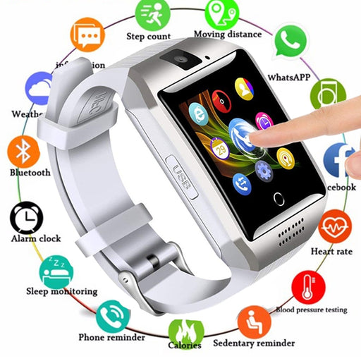 2019 Bluetooth Smart Watch Touchscreen with Camera Watch Cell Phone with Sim Card Slot Smart Wrist for Android IOS Phone PK DZ09