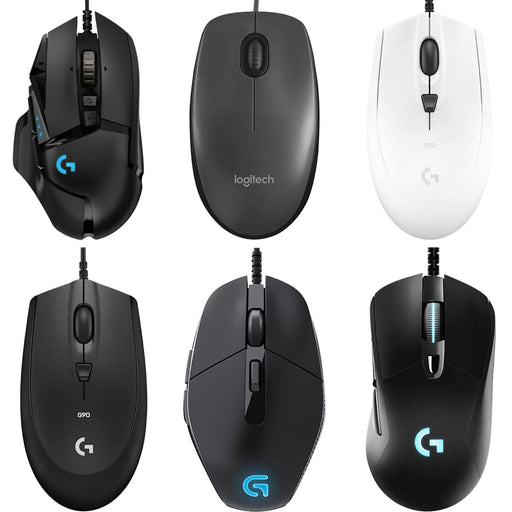 Logitech G502/M90/G102/M100R/G403/G402/G302/G90/MX518/G300S Hero Gaming Mouse Programmable 16000DPI RGB Game Office Mouse for PC