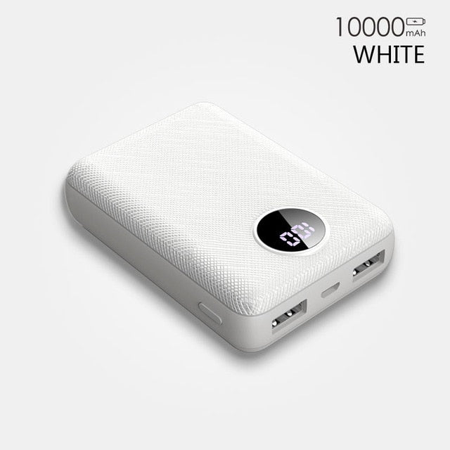 PZOZ Power Bank 10000mAh Dual USB Mobile Phone External Battery Fast Charge For iphone xiaomi mi Portable Charger mini PowerBank