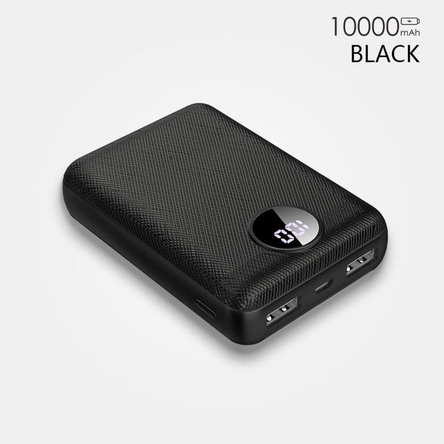 PZOZ Power Bank 10000mAh Dual USB Mobile Phone External Battery Fast Charge For iphone xiaomi mi Portable Charger mini PowerBank