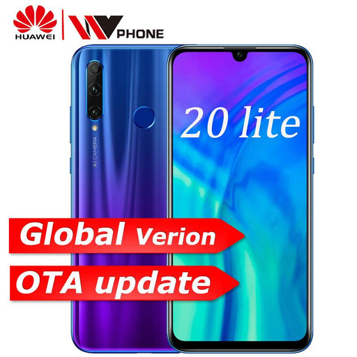 Original HUAWE Honor 20i honor 20 lite honor 10i Mobile Phone 6.21 inch  Android 9.0 FM Face Fingerprint Unlock   Smartphone