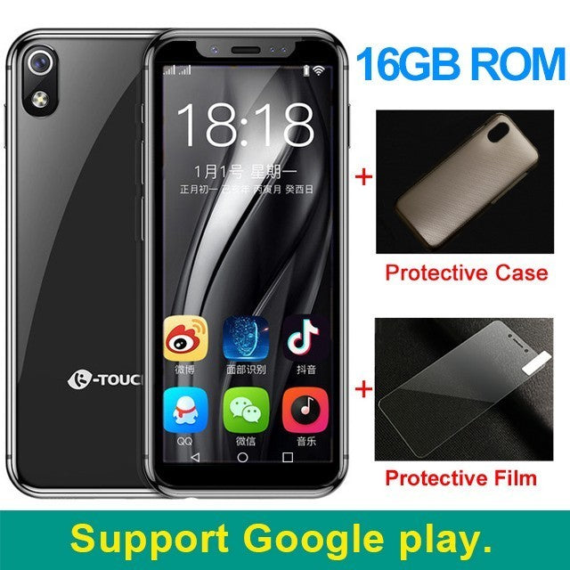 K-TOUCH mini smallest smartphone 3.5 inch android 8.1 Quad Core mobile phone Dual sim Unlocked small telephone touch cell phones