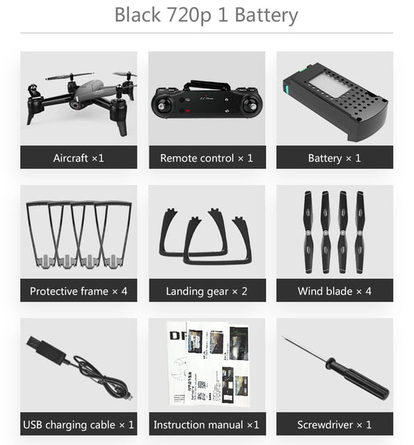 SG106 Wifi RC  Drone with 720P 1080P 4K HD Dual Camera  Quadrocopter FPV Drone Long Battery Life Toys For Boy Kids