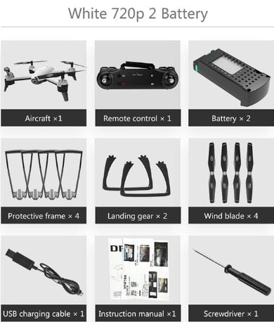 SG106 Wifi RC  Drone with 720P 1080P 4K HD Dual Camera  Quadrocopter FPV Drone Long Battery Life Toys For Boy Kids