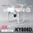 New professional KY606D RC Foldable Drone Quadcopter long fly time fpv Helicopter With 4K HD Wifi Camera VS ky601s drone