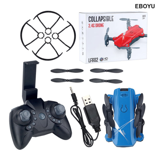 LF602 2.4G HZ Mini Fold RC Drone with 2.0MP / 0.3MP WiFi FPV camera Altitude Hold Headless Mode One Key Return RC Quadcopter