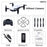 LF602 2.4G HZ Mini Fold RC Drone with 2.0MP / 0.3MP WiFi FPV camera Altitude Hold Headless Mode One Key Return RC Quadcopter