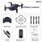 LF602 2.4G HZ Mini Fold RC Drone with 2.0MP / 0.3MP WiFi FPV camera Altitude Hold Headless Mode One Key Return RC Quadcopter