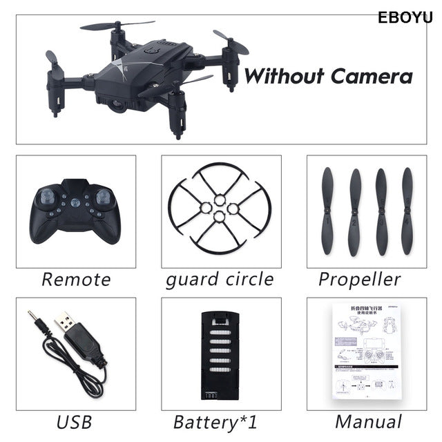 LF602 2.4G HZ Mini Fold RC Drone with 2.0MP / 0.3MP WiFi FPV camera Altitude Hold Headless Mode One Key Return RC Quadcopter