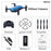 LF602 2.4G HZ Mini Fold RC Drone with 2.0MP / 0.3MP WiFi FPV camera Altitude Hold Headless Mode One Key Return RC Quadcopter