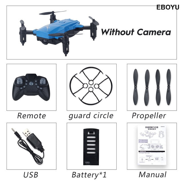 LF602 2.4G HZ Mini Fold RC Drone with 2.0MP / 0.3MP WiFi FPV camera Altitude Hold Headless Mode One Key Return RC Quadcopter