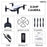 LF602 2.4G HZ Mini Fold RC Drone with 2.0MP / 0.3MP WiFi FPV camera Altitude Hold Headless Mode One Key Return RC Quadcopter
