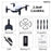 LF602 2.4G HZ Mini Fold RC Drone with 2.0MP / 0.3MP WiFi FPV camera Altitude Hold Headless Mode One Key Return RC Quadcopter