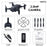 LF602 2.4G HZ Mini Fold RC Drone with 2.0MP / 0.3MP WiFi FPV camera Altitude Hold Headless Mode One Key Return RC Quadcopter