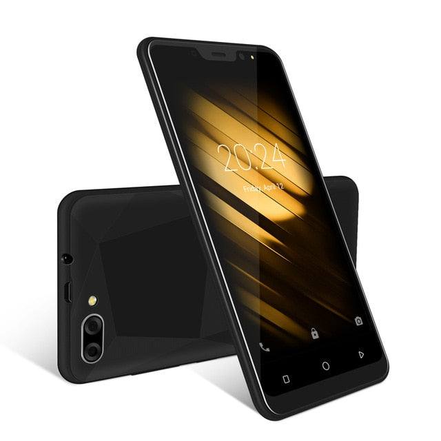 XGODY X27 Face ID Smartphone Android 9.0 1GB 16GB MTK6580 Quad Core 5 Inch 3G Dual Sim 5MP Camera GPS Mobile Phone 3D Back Cover