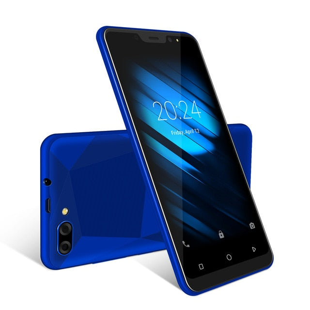 XGODY X27 Face ID Smartphone Android 9.0 1GB 16GB MTK6580 Quad Core 5 Inch 3G Dual Sim 5MP Camera GPS Mobile Phone 3D Back Cover