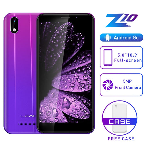 LEAGOO Z10 Android 5.0inch Mobile Phone MT6580M Quad Core Dual SIM WCDMA 3G Cellphone Dual 5.0MP Cams 2000mAh Baterry Smartphone