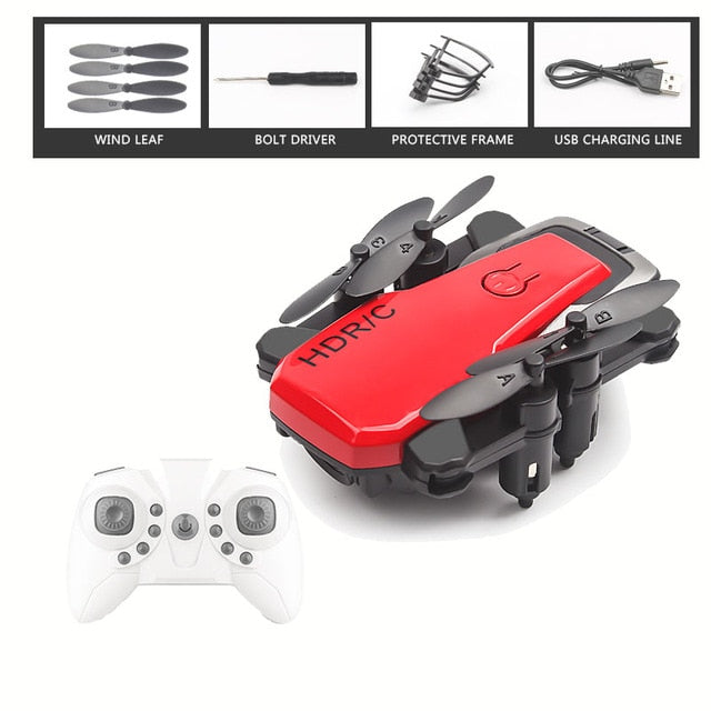 Upgraded D2 Foldable Mini Drone With RC Quadrocopter With Camera HD Quad-Counter With High Hold RC Helicopter With Headless Mode