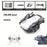 Upgraded D2 Foldable Mini Drone With RC Quadrocopter With Camera HD Quad-Counter With High Hold RC Helicopter With Headless Mode