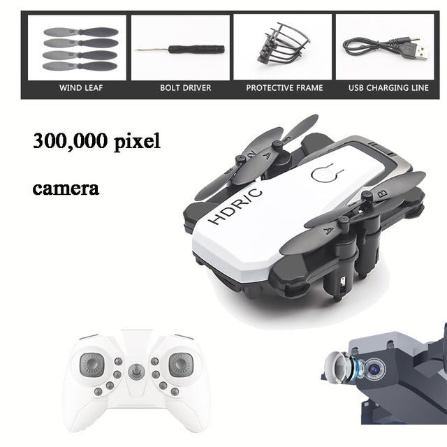 Upgraded D2 Foldable Mini Drone With RC Quadrocopter With Camera HD Quad-Counter With High Hold RC Helicopter With Headless Mode