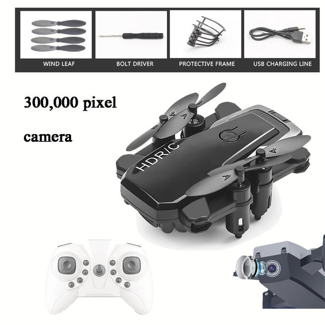 Upgraded D2 Foldable Mini Drone With RC Quadrocopter With Camera HD Quad-Counter With High Hold RC Helicopter With Headless Mode