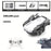 Upgraded D2 Foldable Mini Drone With RC Quadrocopter With Camera HD Quad-Counter With High Hold RC Helicopter With Headless Mode
