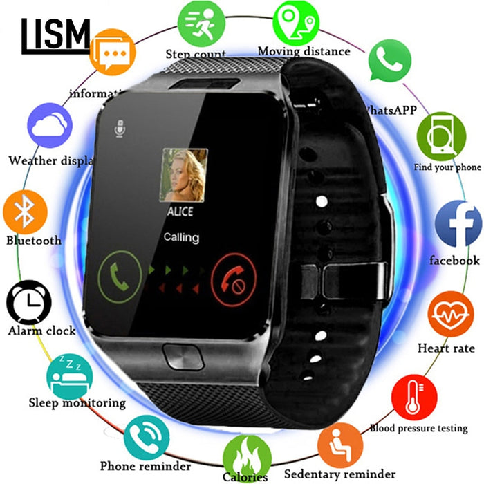 Bluetooth Smart Watch DZ09 Smartwatch Android Phone Call Relogio 2G GSM SIM 16G SD Card Camera Band for iPhone Samsung Huawei