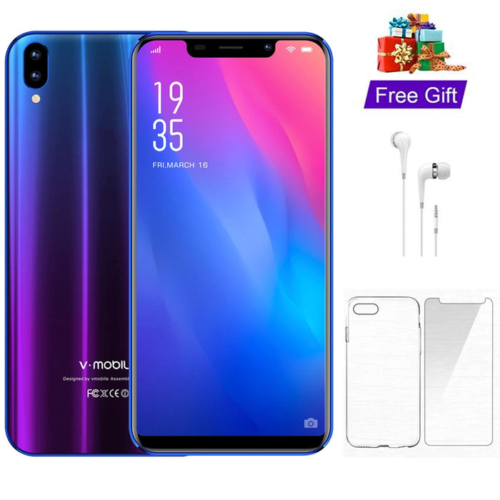 TEENO VMobile XS Pro Mobile Phone Android 7.0 5.84" 19:9 HD Screen 3GB+32GB 13MP Camera celular Smartphone Unlocked Cell Phones