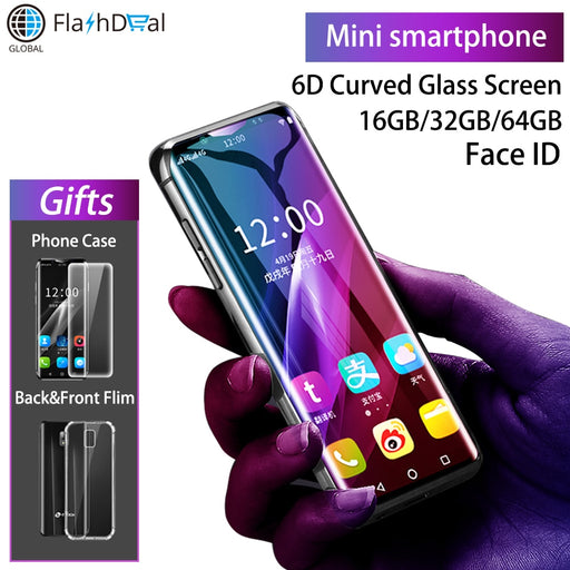 K-Touch I10 Super mini 4G Mobile Phone MTK6737 Quad Core 3.46Inch Curved Screen Smartphone 3GB 64GB Android 8.1 Cell Phone