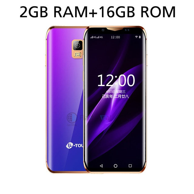 K-Touch I10 Super mini 4G Mobile Phone MTK6737 Quad Core 3.46Inch Curved Screen Smartphone 3GB 64GB Android 8.1 Cell Phone