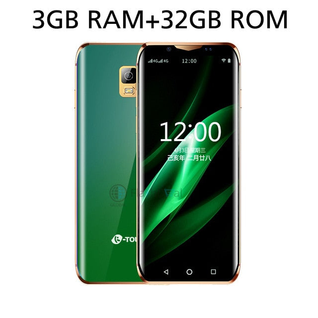 K-Touch I10 Super mini 4G Mobile Phone MTK6737 Quad Core 3.46Inch Curved Screen Smartphone 3GB 64GB Android 8.1 Cell Phone