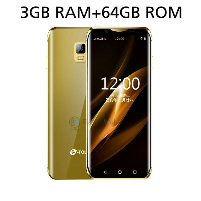 K-Touch I10 Super mini 4G Mobile Phone MTK6737 Quad Core 3.46Inch Curved Screen Smartphone 3GB 64GB Android 8.1 Cell Phone