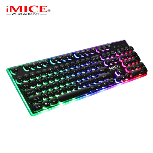 iMice Game Backlit Gaming Keyboard With Backlight RGB Gamer For Computer PC Laptop LED Keycaps Key Cap Board USB Keybord Player