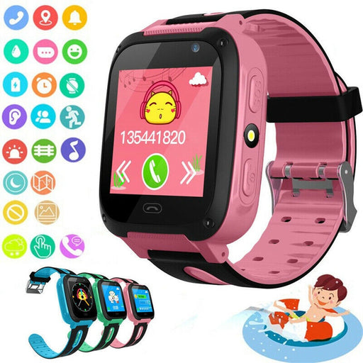 Kids Smart Wrist Watch Anti-lost Safe GPS Tracker SOS Call Waterproof For Android iOS Act As Phones Children Watches