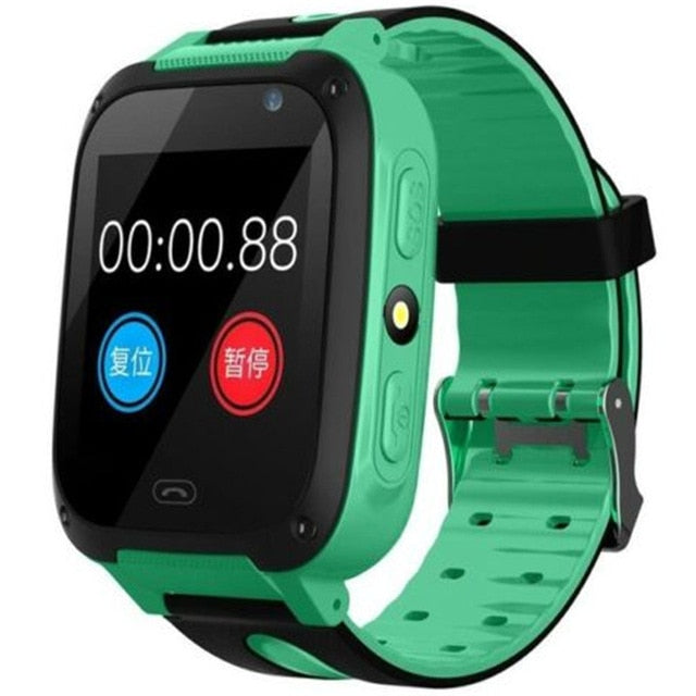 Kids Smart Wrist Watch Anti-lost Safe GPS Tracker SOS Call Waterproof For Android iOS Act As Phones Children Watches