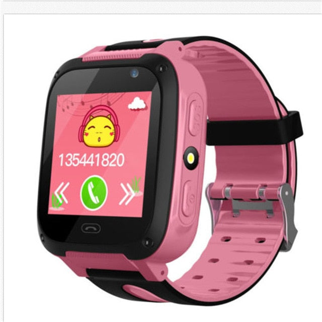 Kids Smart Wrist Watch Anti-lost Safe GPS Tracker SOS Call Waterproof For Android iOS Act As Phones Children Watches