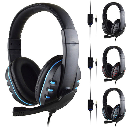 Gaming Headphones Professional PC Gamer Headset 3.5mm Wired Computer Virtual Surround Bass Ear with Mic Game Headset for Phone