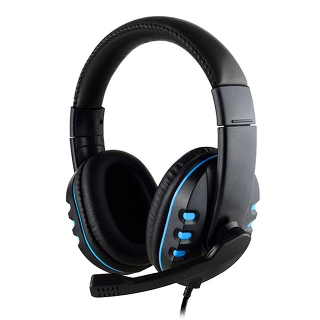 Gaming Headphones Professional PC Gamer Headset 3.5mm Wired Computer Virtual Surround Bass Ear with Mic Game Headset for Phone