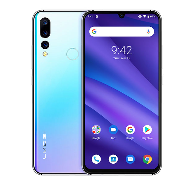 UMIDIGI A5 PRO Android 9.0 Octa Core Mobile Phone 6.3' FHD+ 16MP Triple Camera 4150mAh 4GB RAM 32G ROM Smartphone gsm unlocked