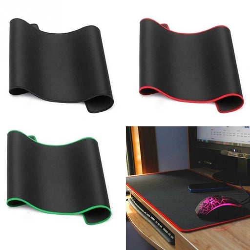 1 Non Slip Wear Resistant Computer Notebook Soft Edge Seamed Mouse Pad Office Rubber Fabric Mat