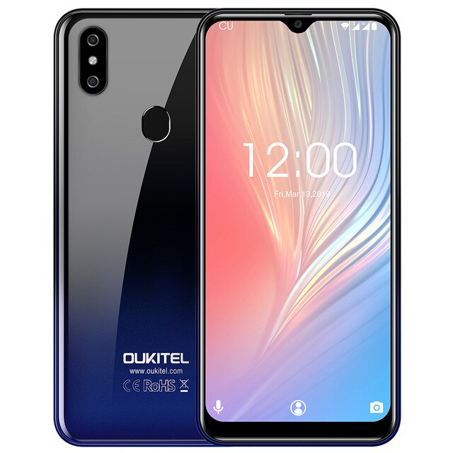 original OUKITEL C15 PRO 6.1"FHD 19:9 Water Drop screen 3GB 32GB Android 9.0 MT6761 Quad Core smartphone 4G mobile phone PK Y8