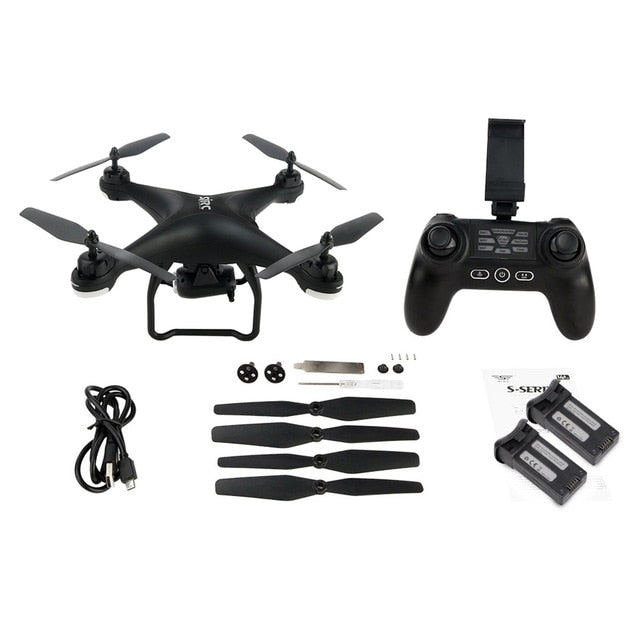 Quick Charging Long Distance Control SJ R/C S20W 1080P Camera GPS WiFi FPV RC Drone Quadcopter RTF with Two Batteries