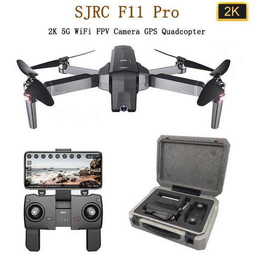 SJRC F11 PRO GPS Drone With 2KHD Wifi FPV Camera/ F11 1080P Brushless Quadcopter 25 minutes Flight Time Foldable Dron Vs SG906