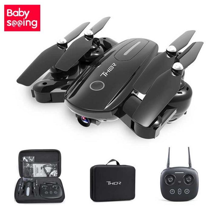 Newest Thor Professional Quadcopter Drones Optical Flow Folding Fixed High 1080p FPV HD Camera Four-axis Aircraft RC Helicopters