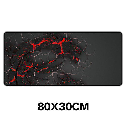 Sovawin 80*30cm Gaming Mouse Pad Large XL Dragon Logo Computer Mousepad XXL Rubber Desk Mat for Laptop for LOL Dota 2