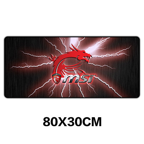 Sovawin 80*30cm Gaming Mouse Pad Large XL Dragon Logo Computer Mousepad XXL Rubber Desk Mat for Laptop for LOL Dota 2